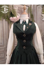 Miss Point Rose Doll Velvet Vest(Reservation/Full Payment Without Shipping)